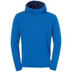 Bluza z kapturem Uhlsport Essential. Niebieskie bluzy z kapturem męskie Uhlsport, xl, bez wzorów, z kapturem. Za 212.50 zł.