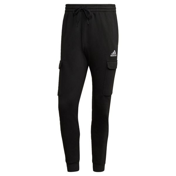 Spodnie dresowe męskie adidas Essentials Fleece Regular Tapered Cargo. Białe spodnie dresowe męskie ADIDAS, bez wzorów, z dresówki. W wyprzedaży za 221.65 zł.