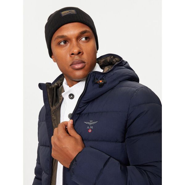 Czapka Aeronautica Militare. Czarne czapki męskie Aeronautica Militare, na zimę, bez wzorów. Za 129.99 zł.