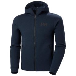 Bluza żeglarska męska Helly Hansen HP Ocean FZ 2.0. Niebieskie bluzy nierozpinane męskie Helly Hansen, m, bez wzorów, bez ramiączek, bez kaptura. Za 439.99 zł.