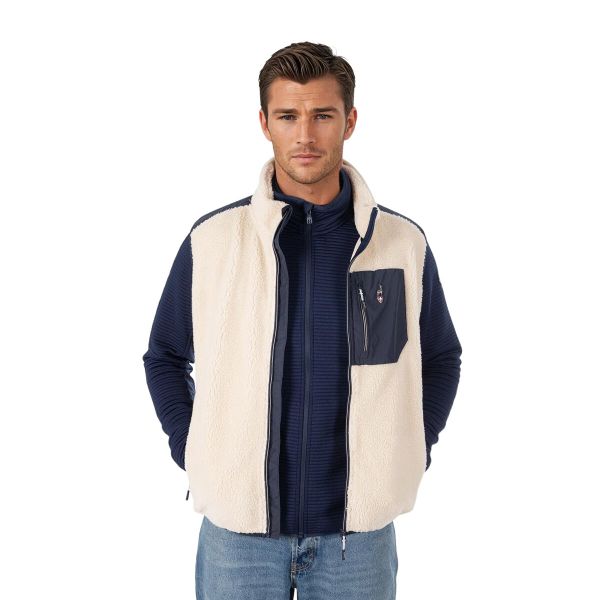 Bluza polarowa bez rękawów CMP sherpa z dzianiną rozpinana z kieszeniami ciepła. Brązowe bluzy rozpinane męskie Aulp, bez wzorów, z dzianiny, sportowe, bez ramiączek, bez kaptura. W wyprzedaży za 239.99 zł.