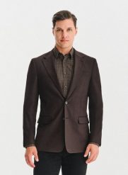 PAKO LORENTE – Brązowa marynarka męska. Brązowe marynarki męskie Pako Lorente, m, bez wzorów, z elastanu. Za 549.99 zł.