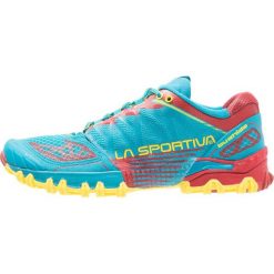 La Sportiva BUSHIDO Obuwie do biegania Szlak tropic blue/cardinal red. Niebieskie buty do biegania męskie La Sportiva, z gumy. Za 639.00 zł.
