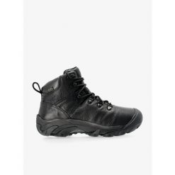 Buty trekkingowe męskie Keen Pyrenees. Czarne buty trekkingowe męskie Keen, bez wzorów, sportowe, bez obcasa, bez zapięcia. Za 496.41 zł.