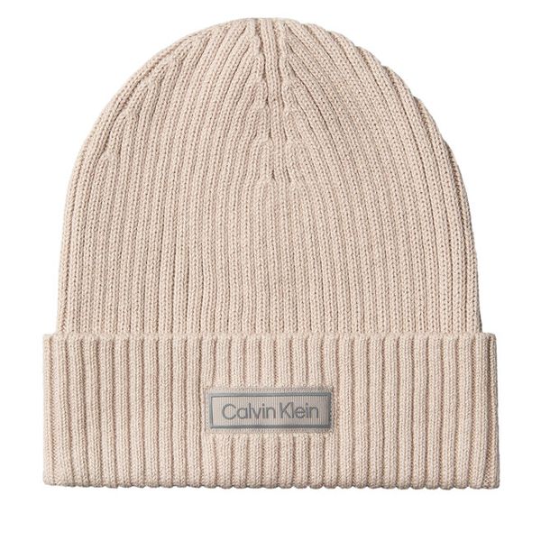 Czapka Calvin Klein. Brązowe czapki męskie Calvin Klein, na zimę, bez wzorów. Za 109.99 zł.