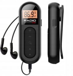 MINI MAŁE PRZENOŚNE RADIO FM RADYJKO NA KLIPS Z ZESTAWEM SŁUCHAWKOWYM USB. Radia AMT. Za 99.99 zł.