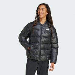 Kurtka Essentials CLIMAWARM Synthetic Down. Czarne kurtki męskie ADIDAS, bez wzorów, bez ramiączek, bez kaptura. Za 529.00 zł.