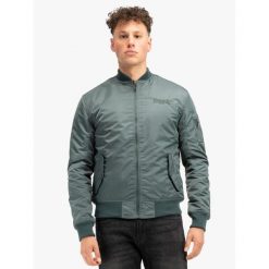 Kurtka puchowa Lonsdale Poolstock. Zielone kurtki męskie Lonsdale, bez wzorów, z puchu, sportowe, bez ramiączek, bez kaptura. Za 425.00 zł.