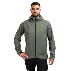 Kurtka przeciwdeszczowa męska Montura Danubio G. Czarne kurtki męskie MONTURA, m, bez wzorów, bez kaptura, rowerowe. Za 1,259.00 zł.