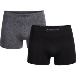 Bokserki bezszwowe męskie BIMB600 - ciemny szary +czarny - Outhorn. Bielizna termoaktywna męska marki Outhorn. W wyprzedaży za 34.99 zł.