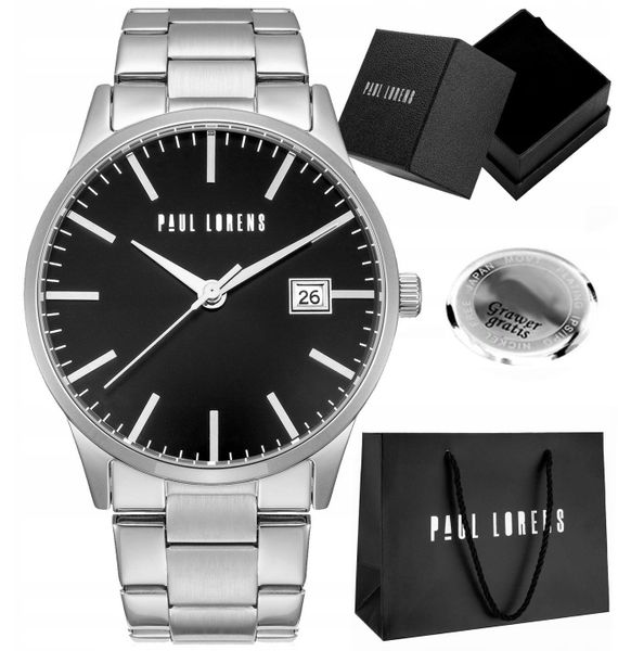 Zegarek męski Paul Lorens PABLO-1C1i Z GRAWEREM. Zegarki męskie Paul Lorens. Za 169.00 zł.