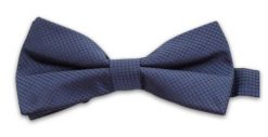 Elegancka Mucha w Drobną Kratkę, Męska. Niebieskie krawaty i muchy męskie Vernon, bez wzorów, eleganckie. Za 29.00 zł.