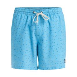 Szorty kąpielowe dla Mężczyzn SURFSILK STRAIGHT 16" Niebieski. Niebieskie kąpielówki męskie Quiksilver, bez wzorów, z elastanu, sportowe. Za 249.99 zł.