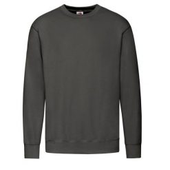 Lekka Męska Bluza Z Kapturem. Szare bluzy nierozpinane męskie Fruit of the Loom, m, bez wzorów, z kapturem. Za 73.99 zł.