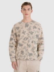 4F Bluza dresowa nierozpinana bez kaptura męska - beżowa XL. Brązowe bluzy nierozpinane męskie 4f, m, bez wzorów, z bawełny, klasyczne, bez ramiączek, bez kaptura. W wyprzedaży za 89.99 zł.