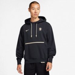Bluza Nike Chelsea FC Standard Issue Hoodie FN7766-426. Bluzy nierozpinane męskie Nike, m, bez wzorów, bez ramiączek, bez kaptura. Za 399.90 zł.