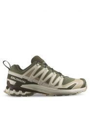 Salomon Trekkingi Xa Pro 3D V9 L47583300 Zielony. Zielone buty trekkingowe męskie Salomon, bez wzorów, z materiału, sportowe, bez obcasa, bez zapięcia. Za 509.99 zł.