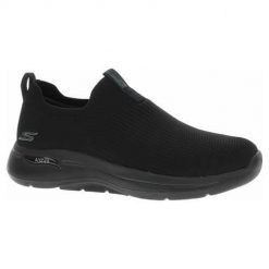 Buty do chodzenia męskie Skechers Go Walk Arch Fit. Czarne buty sportowe na co dzień męskie Skechers, m, bez wzorów, z materiału, bez ramiączek, bez kaptura, trekkingowe. Za 625.00 zł.