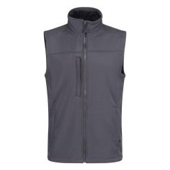 Ocieplana Męska Softshell Flux. Szare kurtki softshell męskie Regatta, m, bez wzorów, z softshellu, bez kaptura, trekkingowe. Za 134.99 zł.