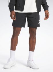 Reebok Szorty sportowe Classics Vector Woven Shorts IA2516 Czarny. Czarne szorty sportowe męskie Reebok, bez wzorów, z syntetyku, sportowe. Za 199.99 zł.