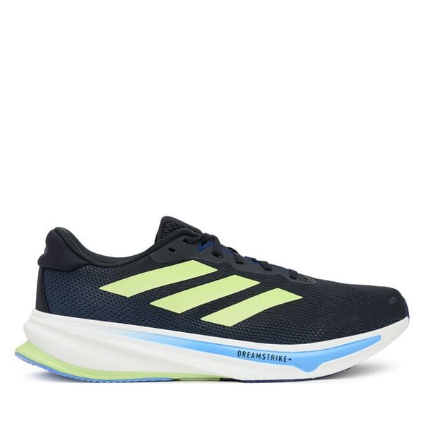 Buty do biegania adidas. Czarne buty do biegania męskie ADIDAS, bez wzorów, bez zapięcia, do biegania. Za 449.99 zł.
