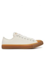 Converse Trampki Chuck Taylor All Star Tough Textures A10512C Beżowy. Brązowe trampki męskie Converse, bez wzorów, z materiału, retro, bez zapięcia. Za 219.99 zł.