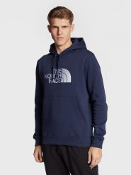 The North Face Bluza Drew Peak NF00AHJY Granatowy Regular Fit. Niebieskie bluzy nierozpinane męskie The North Face, m, bez wzorów, z bawełny, bez ramiączek, bez kaptura. Za 219.99 zł.
