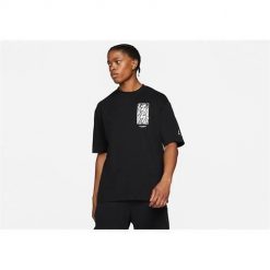Koszulka sportowa męska Nike Air Jordan Zion. Czarne t-shirty sportowe męskie Nike, m, bez wzorów, sportowe, bez ramiączek. Za 265.00 zł.