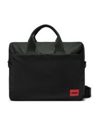 HUGO Torba na laptopa Ethon 2.0N 50535639 Czarny. Czarne torby na laptopa męskie Hugo, bez wzorów, z materiału. Za 239.99 zł.