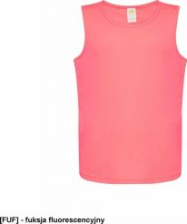JHK SPORTARBM - T-shirt sportowy - fuksja fluorescencyjny L. Czerwone t-shirty sportowe męskie JHK, l, bez wzorów, sportowe, bez ramiączek. Za 14.21 zł.