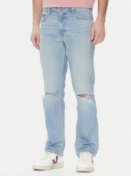 Lee Jeansy West 112363966 Niebieski Straight Fit. Niebieskie jeansy męskie Lee, bez wzorów, z bawełny. Za 239.99 zł.