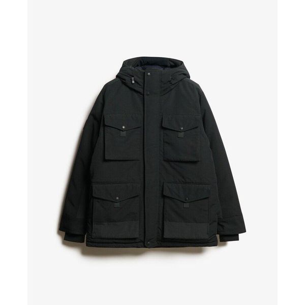Parka Superdry Everest Tactical. Czarne parki męskie Superdry., na zimę, m, bez wzorów, bez kaptura. W wyprzedaży za 886.50 zł.