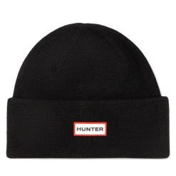 Czapka Hunter. Czarne czapki męskie Hunter, na zimę, bez wzorów. Za 69.99 zł.
