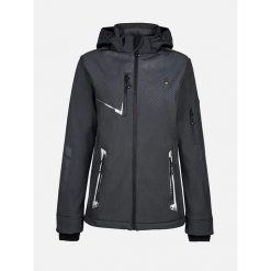 Windbreaker Aulp Nevim. Brązowe kurtki softshell męskie Aulp, bez wzorów, z softshellu, bez kaptura, trekkingowe. Za 425.00 zł.