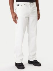 Versace Jeans Couture Jeansy 80GAB5RE CEWCA Biały Straight Fit. Białe jeansy męskie Versace Jeans Couture, bez wzorów, z bawełny. Za 939.99 zł.
