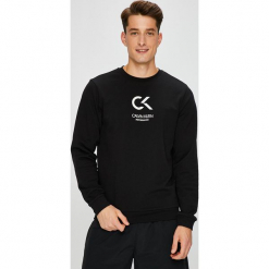 Calvin Klein Performance - Bluza. Czarne bluzy nierozpinane męskie Calvin Klein Performance, z nadrukiem, z bawełny. Za 269.90 zł.