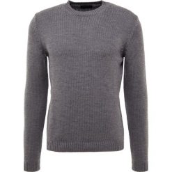 Roberto Collina CREW NECK Sweter grey. Szare swetry męskie Roberto Collina, z materiału. Za 859.00 zł.