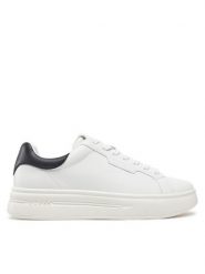 Guess Sneakersy FMPWIN ELE12 Biały. Białe buty sportowe na co dzień męskie Guess, m, z aplikacjami, ze skóry, bez ramiączek, bez kaptura. Za 359.99 zł.