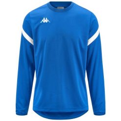 Bluza z okrągłym dekoltem Kappa Dolvano. Białe bluzy nierozpinane męskie Kappa, bez wzorów, sportowe, bez ramiączek, bez kaptura. Za 195.50 zł.