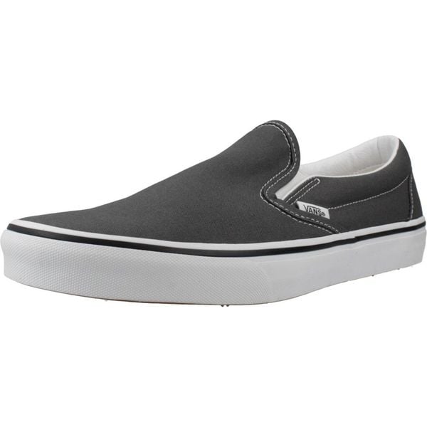 Buty VANS CLASSIC SLIP ON Szary. Szare buty trekkingowe męskie Vans, bez wzorów, z tkaniny, bez zapięcia, trekkingowe, vans classic. Za 347.99 zł.
