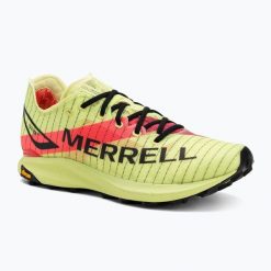 Buty do biegania męskie Merrell MTL fire 2 Matryx mantis. Żółte buty do biegania męskie Merrell, bez wzorów, bez zapięcia, do biegania. Za 419.99 zł.