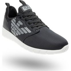 CZARNE SNEAKERSY EA7. Czarne buty sportowe na co dzień męskie EA7 Emporio Armani, m, z aplikacjami, z syntetyku, bez ramiączek, bez kaptura. Za 440.30 zł.