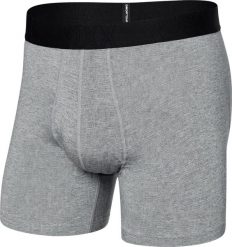 SAXX Bokserki męskie chłodzące / sportowe z rozporkiem SAXX DROPTEMP COOL Boxer Brief Fly szare S. Szare bokserki męskie Saxx, m, bez wzorów. Za 97.49 zł.