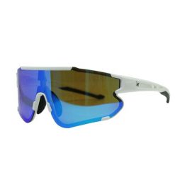 Sportowe okulary przeciwsłoneczne unisex – Ochrona UV400 / TR90 (Niebieskie). Niebieskie okulary przeciwsłoneczne męskie SURF MONKEY, bez wzorów, sportowe. Za 159.95 zł.