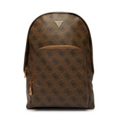 Plecak Guess. Brązowe plecaki męskie Guess, z aplikacjami. Za 409.99 zł.