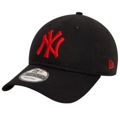 Czapka z daszkiem męska 9TWENTY League Essentials New York Yankees Cap. Czarne czapki męskie New Era, bez wzorów, z bawełny, casualowe. Za 109.99 zł.