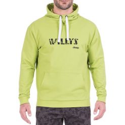 Bluza w kolorze limonkowym. Bluzy nierozpinane męskie marki Jeep. W wyprzedaży za 99.95 zł.