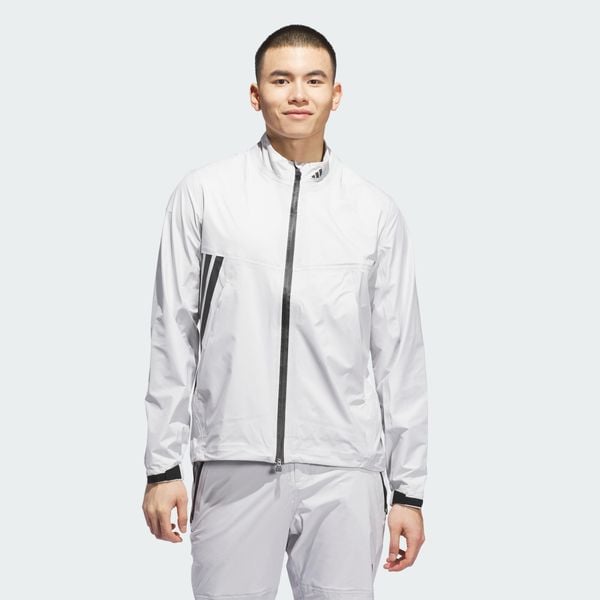 Kurtka Ultimate365 Tour CLIMAPROOF+ Full-Zip. Szare kurtki męskie ADIDAS, m, bez wzorów, z materiału, sportowe, bez ramiączek, bez kaptura. Za 1,099.00 zł.