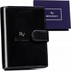 Rovicky Duży funkcjonalny męski portfel skórzany Rovicky NoSize. Portfele męskie ROVICKY, bez wzorów. Za 129.01 zł.