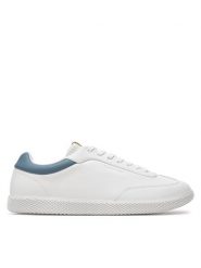 Calvin Klein Sneakersy Low Top Lace Up Lth HM0HM01790 Biały. Białe buty sportowe na co dzień męskie Calvin Klein, m, bez wzorów, ze skóry, bez ramiączek, bez kaptura. Za 279.99 zł.